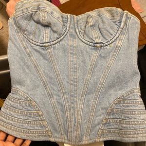 House of CB blue Jean corset